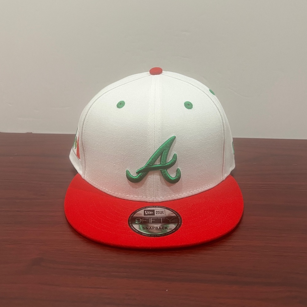 New Era, 9Fifty Snapback Hat, Atlanta Braves, Mexico Flag